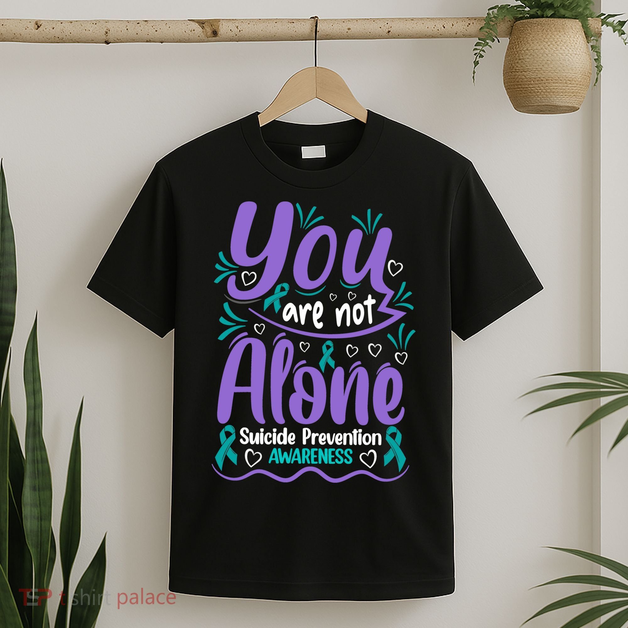 You Are Not Alone Suicide Prevention Awareness T-Shirt