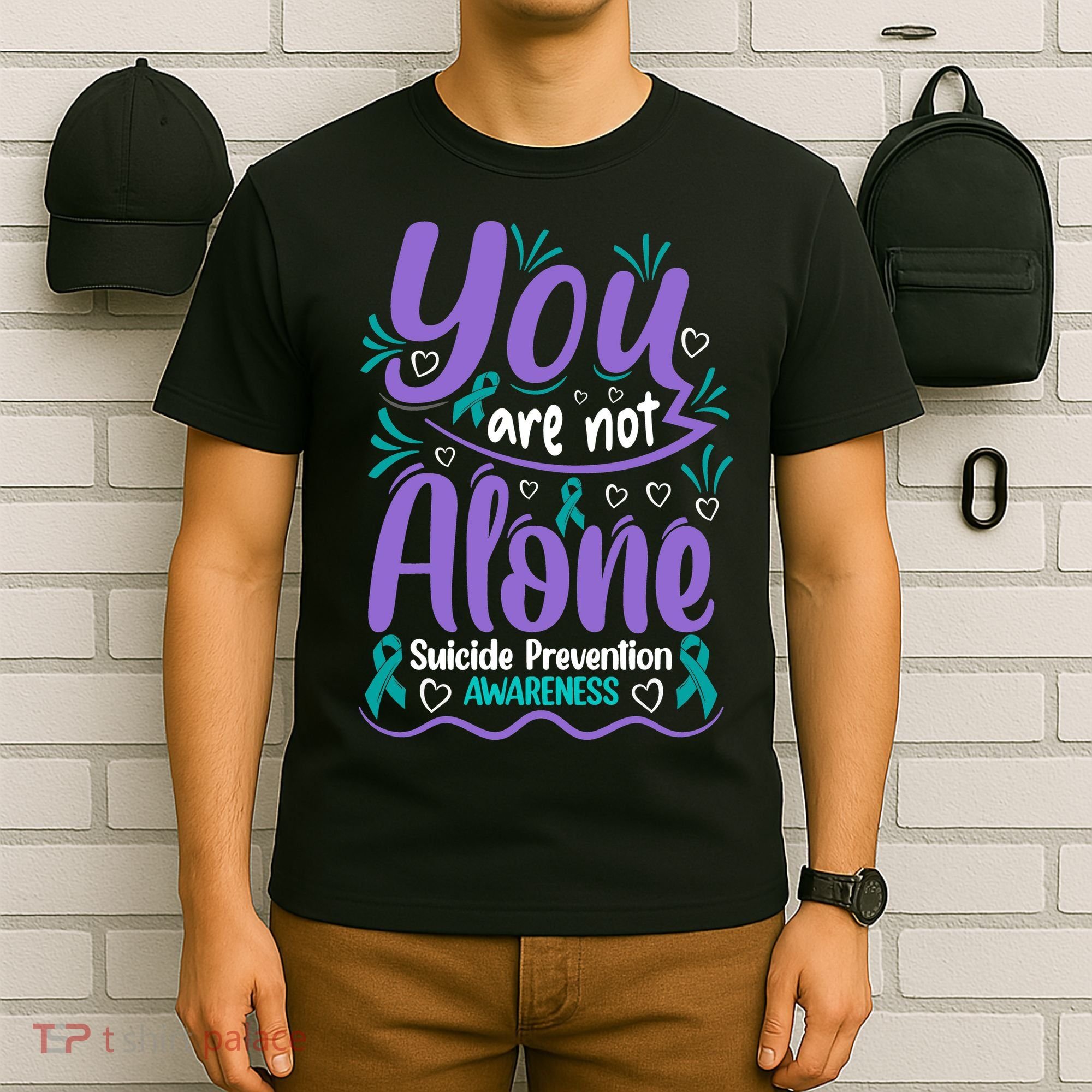 You Are Not Alone Suicide Prevention Awareness T-Shirt