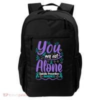 You Are Not Alone Suicide Prevention Awareness Backpack thumb 0