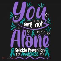 You Are Not Alone Suicide Prevention Awareness Women's Hoodie thumb 2