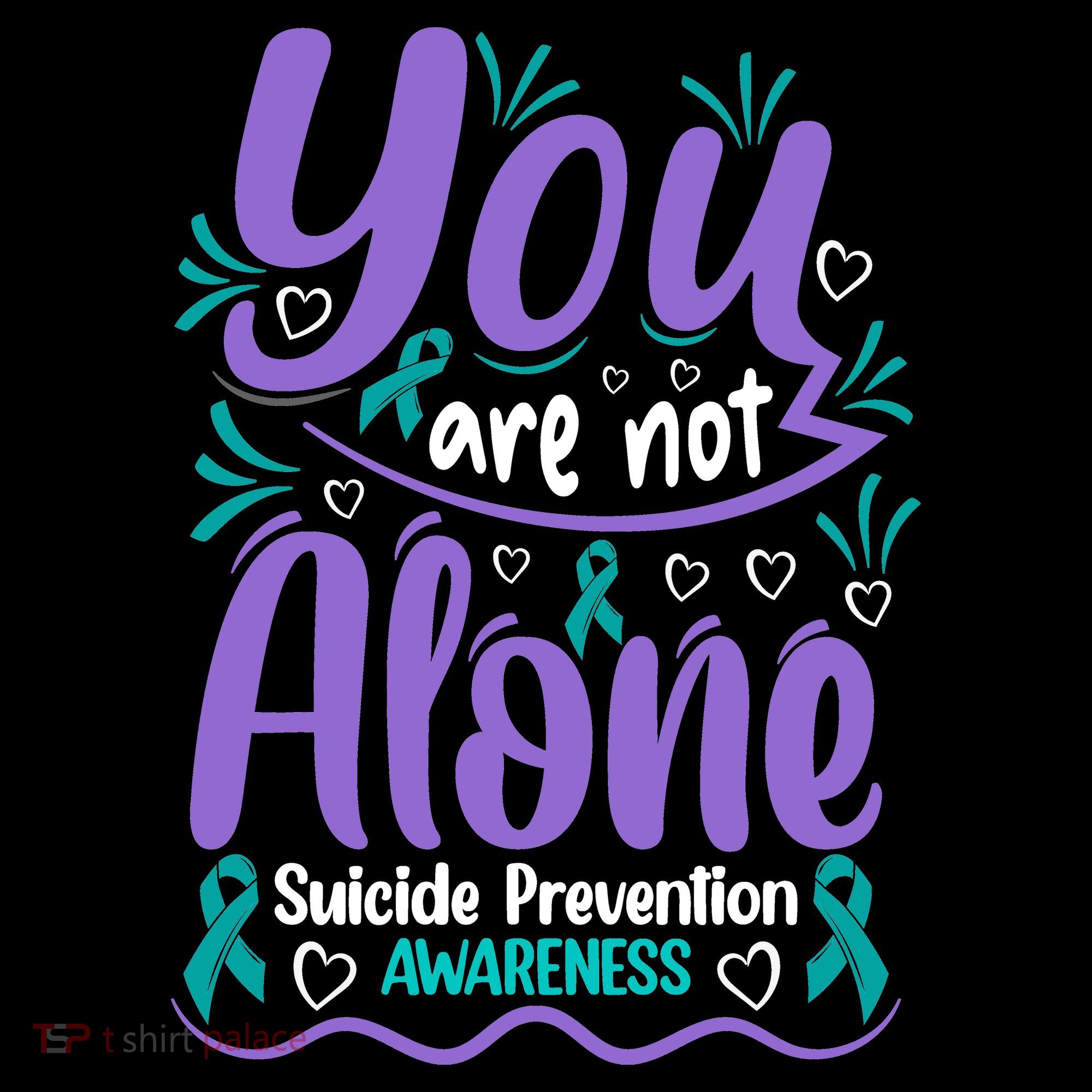 You Are Not Alone Suicide Prevention Awareness Women's Hoodie