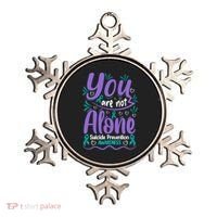 You Are Not Alone Suicide Prevention Awareness Ornament thumb 0