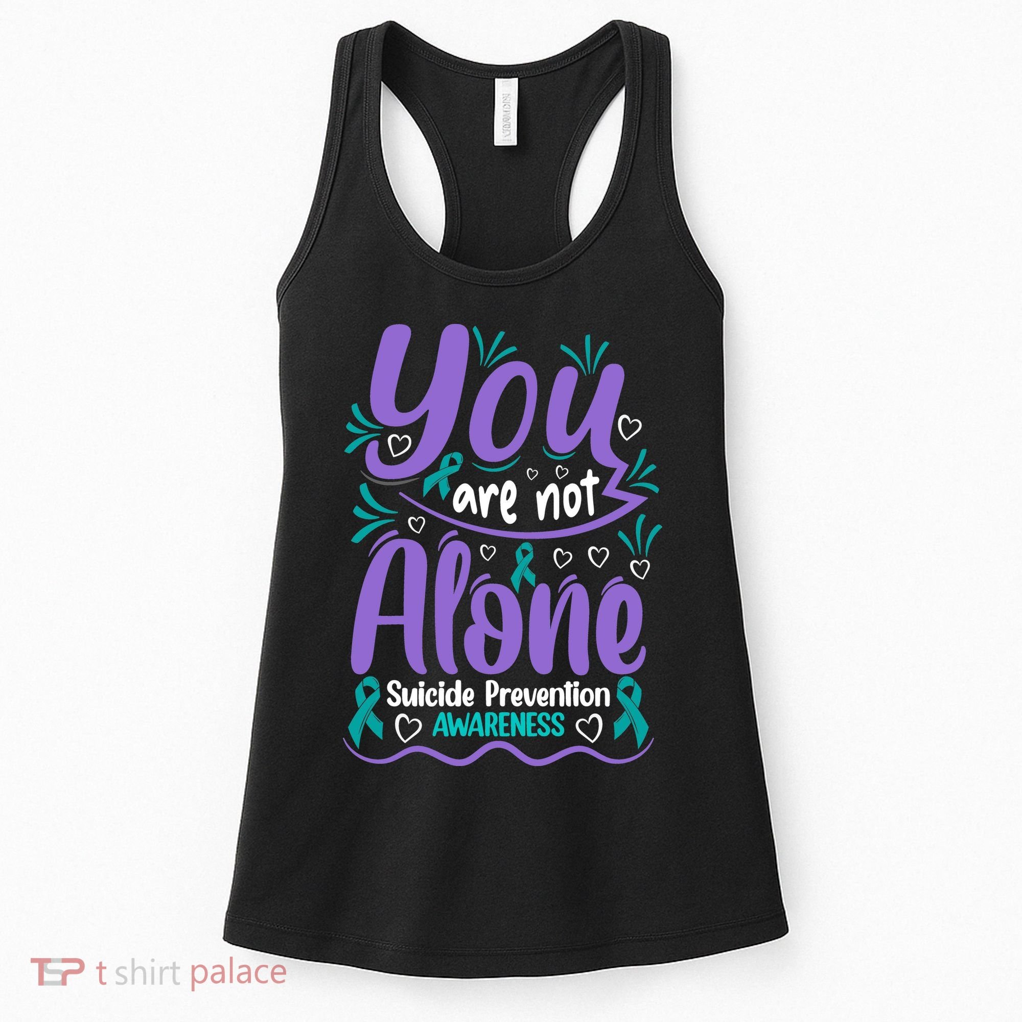 You Are Not Alone Suicide Prevention Awareness Women's Tank Top