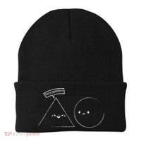 You Are Pointless Sarcasm Novelty Merch Math Funny Math Beanie thumb 0