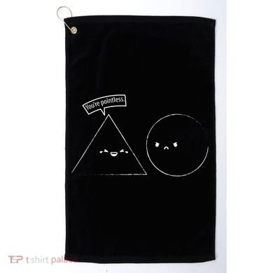 You Are Pointless Sarcasm Novelty Merch Math Funny Math Golf Towel