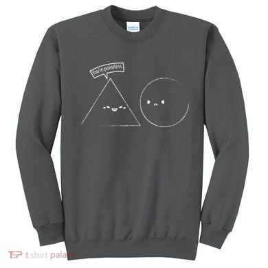 You Are Pointless Sarcasm Novelty Merch Math Funny Math Sweatshirt
