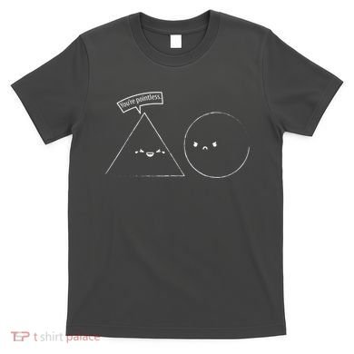 You Are Pointless Sarcasm Novelty Merch Math Funny Math T-Shirt