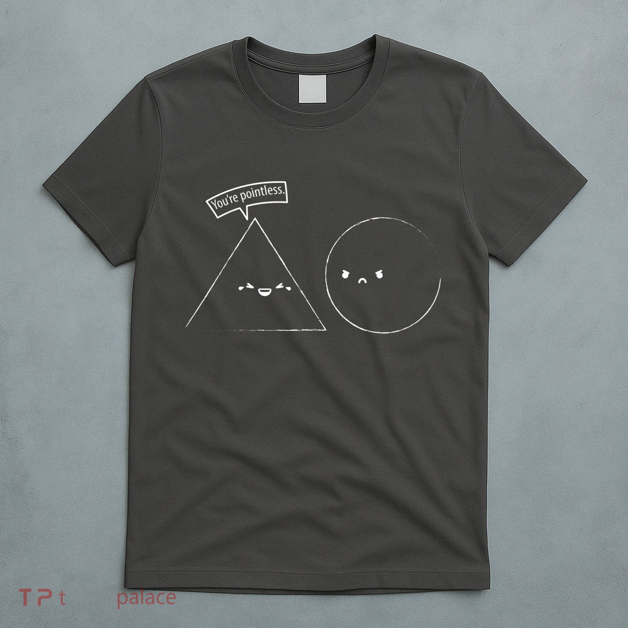 You Are Pointless Sarcasm Novelty Merch Math Funny Math T-Shirt