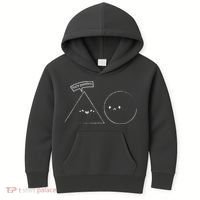 You Are Pointless Sarcasm Novelty Merch Math Funny Math Kids Hoodie thumb 0