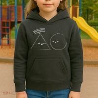 You Are Pointless Sarcasm Novelty Merch Math Funny Math Kids Hoodie thumb 3
