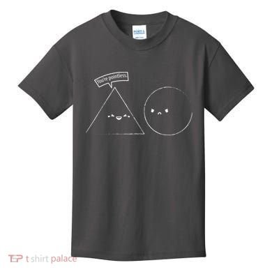 You Are Pointless Sarcasm Novelty Merch Math Funny Math Kids T-Shirt