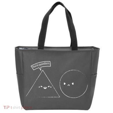 You Are Pointless Sarcasm Novelty Merch Math Funny Math Bag