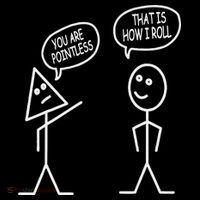 You Are Pointless That Is How I Roll Math Funny Women's T-Shirt thumb 6