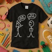 You Are Pointless That Is How I Roll Math Funny Kids T-Shirt thumb 3