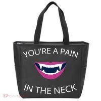 You're A Pain In The Neck Funny Vampire Tote Bag thumb 0