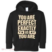 You Are Perfect Exactly As You Are Toddler Hoodie thumb 0