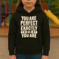 You Are Perfect Exactly As You Are Kids Hoodie thumb 3