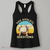 You Axolotl Questions Retro Funny Reptile Women's Tank Top thumb 3