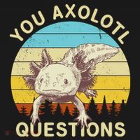 You Axolotl Questions Retro Funny Reptile Baby Bodysuit thumb 2