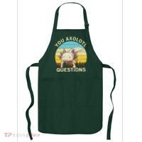You Axolotl Questions Retro Funny Reptile Apron thumb 0