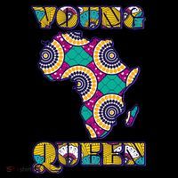 Young African Queen African Cloth Pattern Celebrating Black History Coffee Mug thumb 5