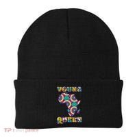 Young African Queen African Cloth Pattern Celebrating Black History Beanie thumb 0