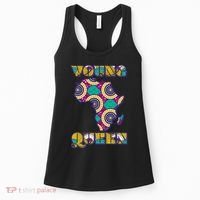 Young African Queen African Cloth Pattern Celebrating Black History Women's Tank Top thumb 0
