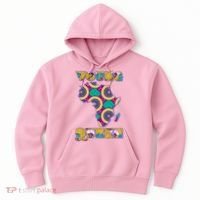 Young African Queen African Cloth Pattern Celebrating Black History Hoodie thumb 0