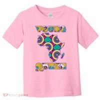 Young African Queen African Cloth Pattern Celebrating Black History Toddler T-Shirt thumb 0