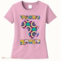 Young African Queen African Cloth Pattern Celebrating Black History Women's T-Shirt thumb 0