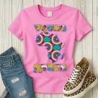 Young African Queen African Cloth Pattern Celebrating Black History Women's T-Shirt thumb 3
