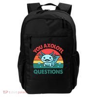 You Axolotl Questions Cute Costume  Backpack thumb 0