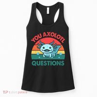 You Axolotl Questions Cute Costume  Women's Tank Top thumb 0