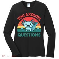 You Axolotl Questions Cute Costume  Women's Long Sleeve Shirt thumb 0