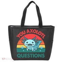 You Axolotl Questions Cute Costume  Tote Bag thumb 0