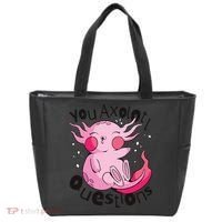 You Axolotl Questions Funny Tote Bag thumb 0