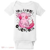 You Axolotl Questions Funny Baby Bodysuit thumb 0