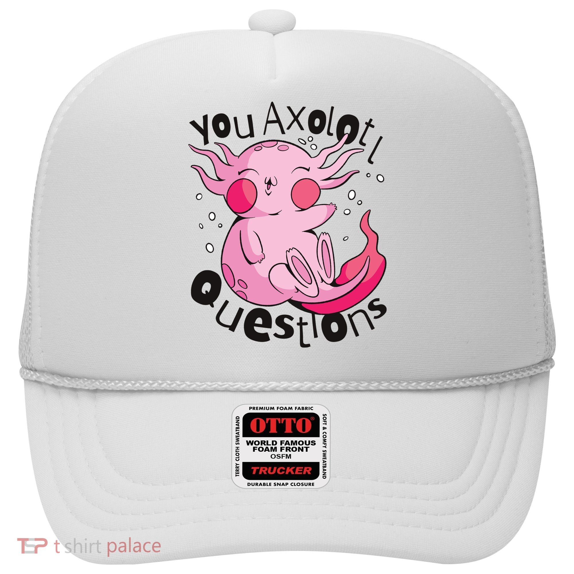 You Axolotl Questions Funny Hat