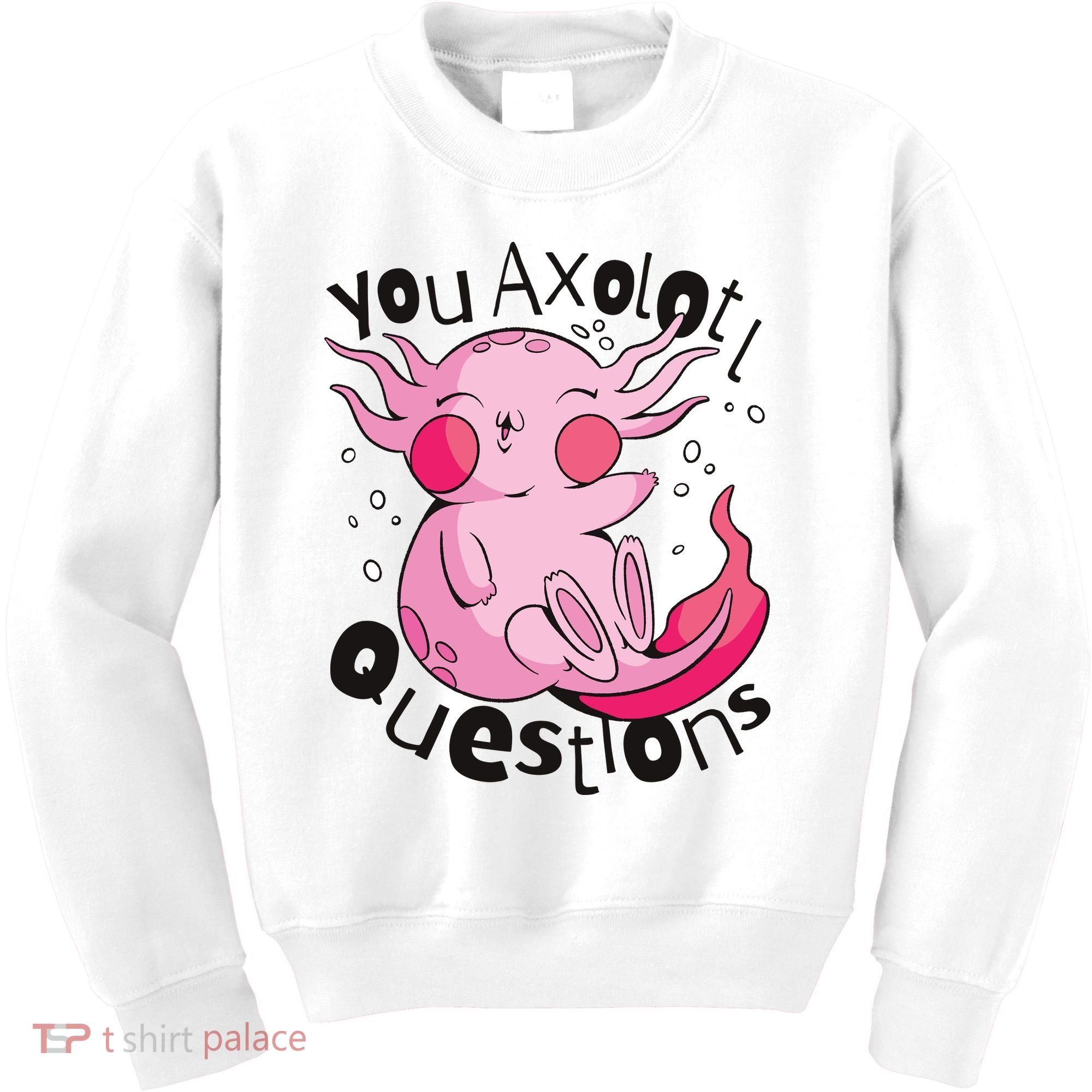 You Axolotl Questions Funny Kids Sweatshirt