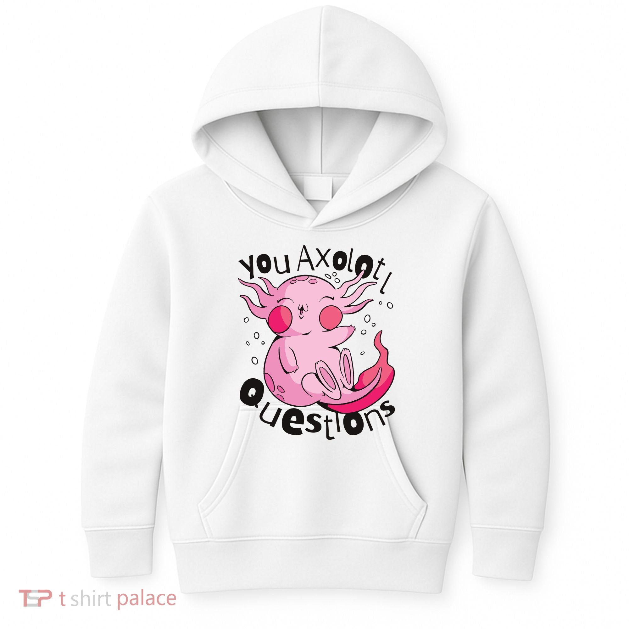 You Axolotl Questions Funny Kids Hoodie