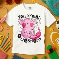 You Axolotl Questions Funny Kids T-Shirt thumb 3