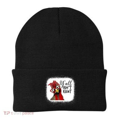 Y'all Ain't Right Funny Chicken Farmer Beanie