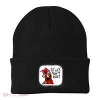 Y'all Ain't Right Funny Chicken Farmer Beanie thumb 0
