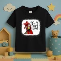 Y'all Ain't Right Funny Chicken Farmer Toddler T-Shirt thumb 3