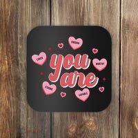 You Are Self Love Hearts Coaster thumb 0
