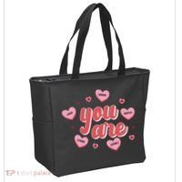 You Are Self Love Hearts Tote Bag thumb 2