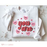 You Are Self Love Hearts Sweatshirt thumb 2