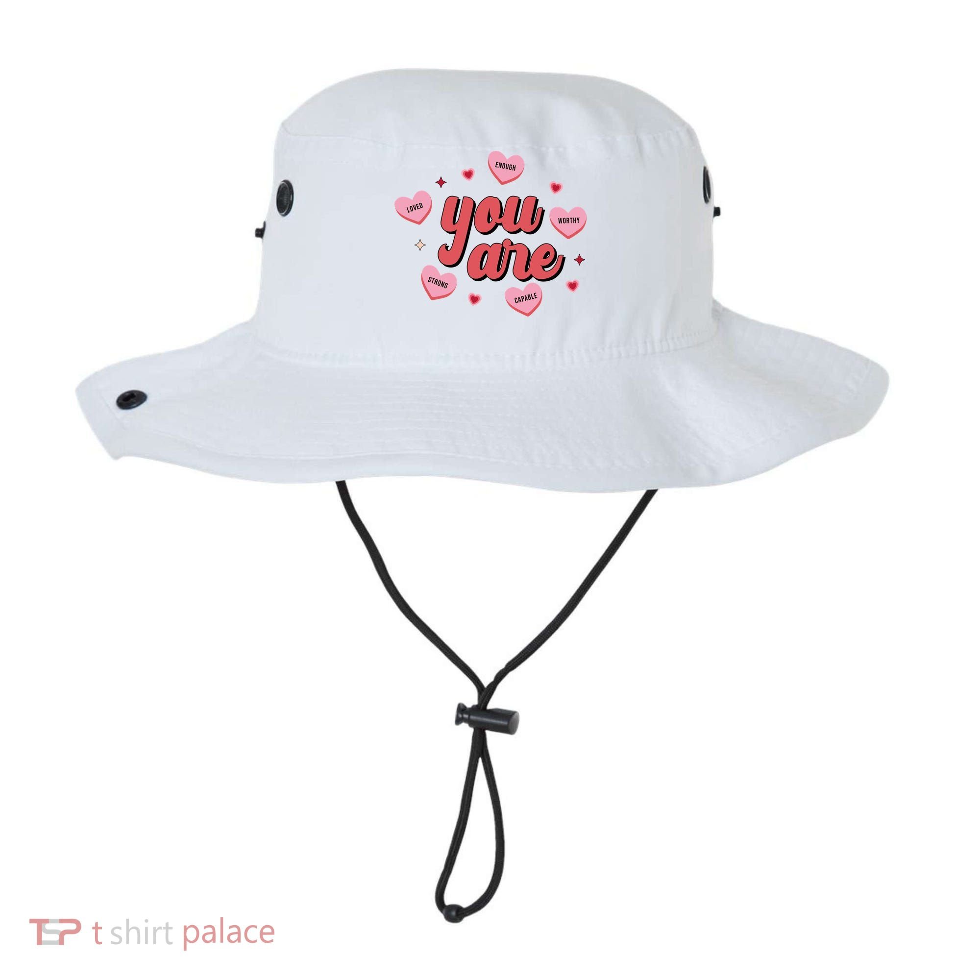 You Are Self Love Hearts Bucket Hat