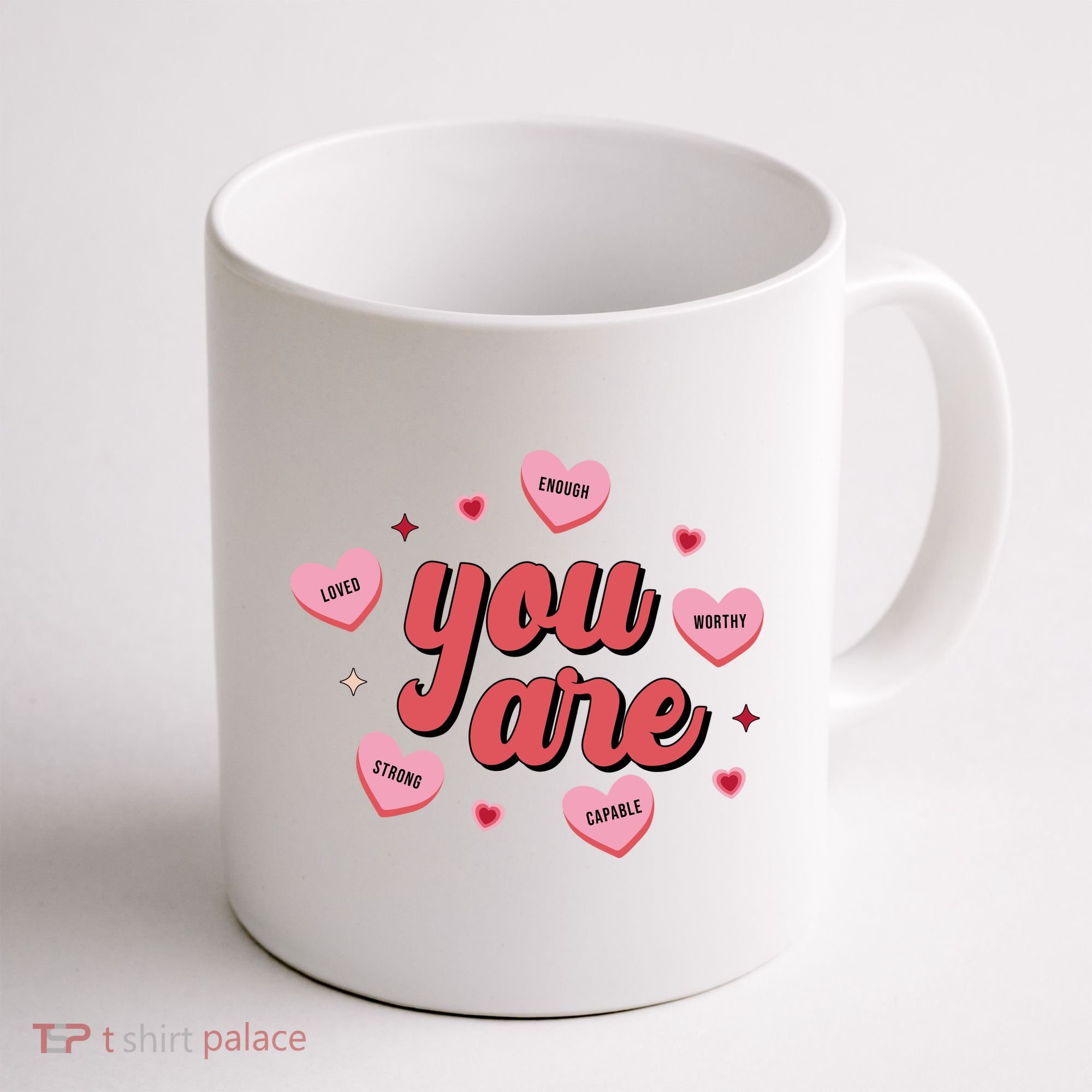 You Are Self Love Hearts Coffee Mug