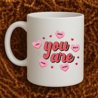 You Are Self Love Hearts Coffee Mug thumb 2